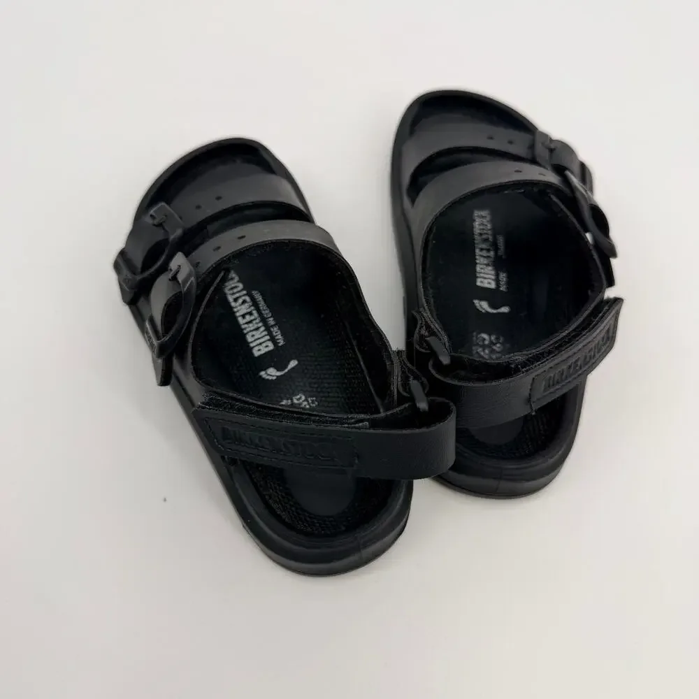 Birkenstock Mogami HL Birko-Flor Black Toddler Kids Unisex EU 25 US 7-7.5